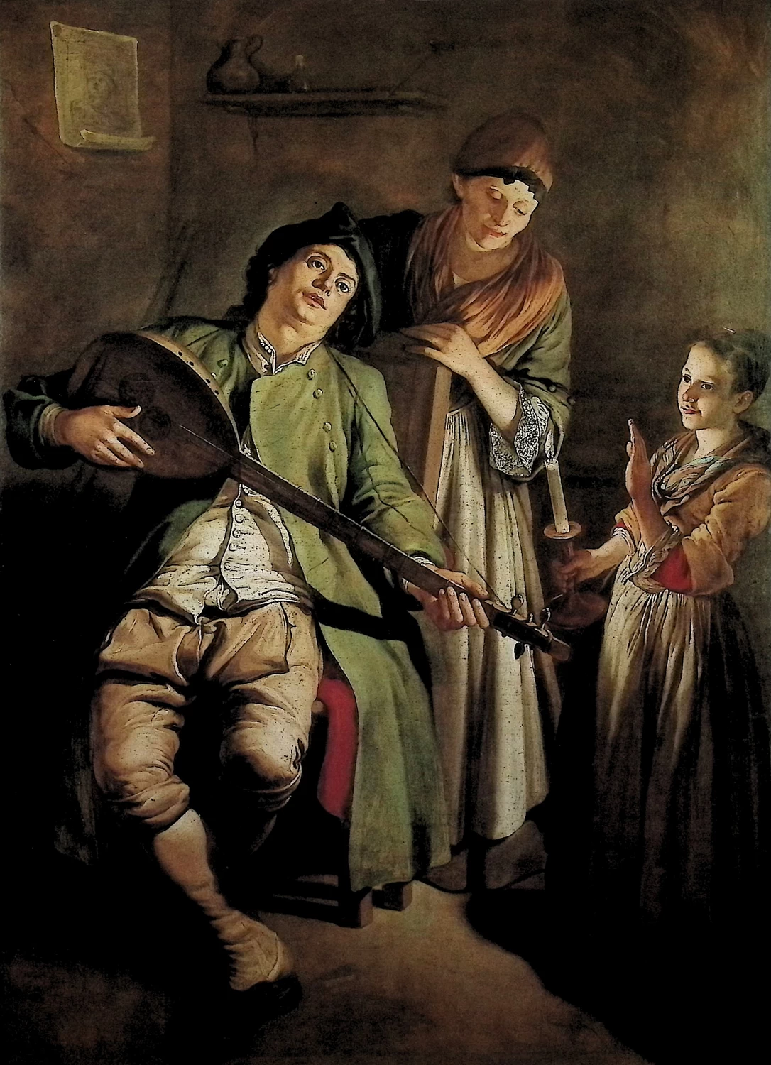 Giacomo Ceruti, il Pitocchetto - 231, Interno con suonatore